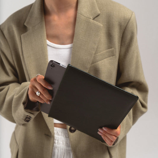 Slim Leather Sleeve for iPad-0